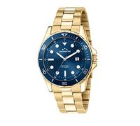 Chronostar CAPTAIN Orologio Uomo Tempo e data in Lega, Acciaio, PVD Oro - R3753291005