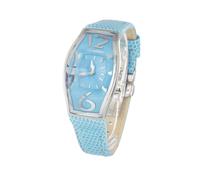 Chronotech Blue Leather Dress Watch