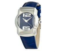 Chronotech Blue Leather Dress Watch