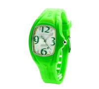 Chronotech Green Rubber Bracelet Watch