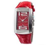 Chronotech Multicolor Leather Dress Watch