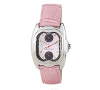 Chronotech Multicolor Leather Dress Watch