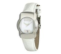 Chronotech Orologio Donna CT7279M-06 – Analogico al quarzo Ø38 mm cinturino pelle bianco