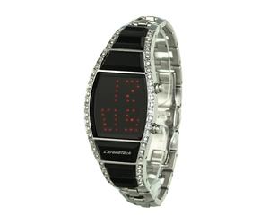Chronotech Silver Stainless Steel Digital Watch