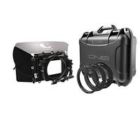 chros obiettivo 565 - 06 - Kit da 15 Swing Away Matte Box Kit MB 565 Triple per tubi da 15 mm, cromato/Nero