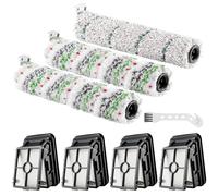 Chrostion Parti di ricambio per aspirapolvere Bissell CrossWave Cordless Max 2554 2590 2593 2596 Series, 1 confezione di spazzole multi-superficie 2787 + 2 rotoli di spazzola per animali domestici