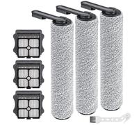 Chrostion Parti di ricambio per aspirapolvere Tineco Floor ONE S5/Floor One S5 Pro Smart Cordless Wet Dry Aspirapolvere, gli accessori Tineco includono 3 filtri HEPA e 3 rulli a spazzola