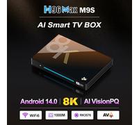 CHROX Android 14.0 TV Box 2025, WIFI6 1000M Ethernet 4K/8K HDR10 RK3576 Octa-Core 3D Smart TV Box Supporta 2.4G 5.8G Dual WiFi BT5.0 USB 3.0 con Mini Tastiera Wireless,4gb+32gb