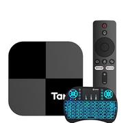 CHROX Android TV Box 14.0, TX5 Plus Smart TV Box S905A/X5M CPU Quad-Core 2.4G / 5G Wi-Fi 5.0 USB 3.0 Android Box con Mini Tastiera Wireless,2gb+16gb