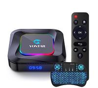 CHROX Box TV Android 13.0, VONTAR R3 4G RAM 128G Rom RK3528 con Dual 2.4G/5.8G WiFi, BT 5.0+ Quad-Core 64 Bit 4K/8K UHD H.265 Ethernet LAN 3D Set Top TV Box con Mini Tastiera Wireless,2gb+16gb