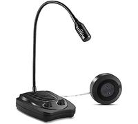 CHROX Citofono da Finestra Anti-Interferenza, Sistema Citofono Citofono con Microfono Altoparlante A Doppia Via, per Anti-Interruzione Ospedaliera Aziendale, 110 V-230 V
