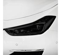 ChrOx Pellicola Protettiva Faro Auto Faro Trasparente Nero TPU Sticker Accessori 2 Pz,per Maserati Ghibl Levante Quattroporte 2014-presente