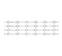 CHROX Striscia di retroilluminazione a LED adatta for LG TV da 49 pollici 6916L-2862A 6916L-2863A V17 49 R1+L1 ART3 49UJ670V-ZD 49UJ651V 49UJ6510 LC490DGG(FK)(MD)
