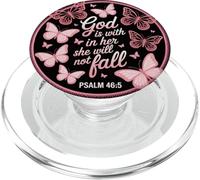 Chrsitina Versetto Bibbia Rosa Scrittura Fede Arte PopSockets PopGrip per MagSafe