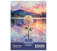 Chrysanthemum, Puzzle 1000 Pezzi, Esercizio Mentale Divertente E Rilassante, Ideale Per Cornici Decorative, Adatto Dai 12 Anni, Flower, 70x50cm/1000pcs