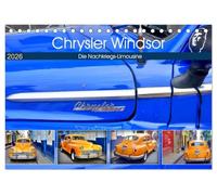 Chrysler Windsor - Die Nachkriegs-Limousine (Tischkalender 2026 DIN A5 quer), CALVENDO Monatskalender: Der erste Nachkriegs-Chrysler als Taxi in Havanna