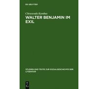 Chryssoula Kambas Walter Benjamin im Exil (Copertina rigida)
