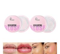CHSEEO 3 in 1 Fard che Cambia Colore, 2 Pcs Trucco viso per Labbra Guance Cambia Colore Balsamo Labbra Glossy Clear Blush Multi Use Waterproof Lipgloss Trucco Idratante Durevole Liquido Cosmetico #3