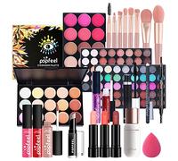 CHSEEO Kit per il Trucco di Bellezza, Set di Trucchi Completo Trousse di Trucchi Palette Ombretti Correttore Fard Cosmetics Astuccio per il Trucco Palette Trucchi per Occhi, Viso e Labbra #1