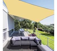 CHSG Parasole Vela, Khaki 3 * 4m, Vela Ombreggiante Impermeabile Rettangolare Per Esterno Terrazza, a Prueba De Sol Terrazza All'Aperto,Campeggio Ombrello