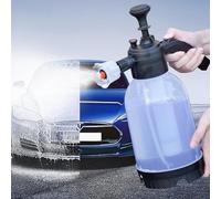 CHSG Spruzzatore in schiuma per lavaggio auto, 2 l, con 2 ugelli, nebulizzatore in schiuma a mano, spruzzatore a pressione manuale, nebulizzatore con beccuccio regolabile per giardinaggio