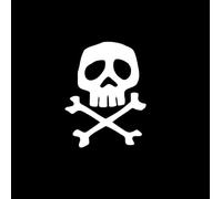 CHSLO Adesivo per auto Capitano Harlock Spazio Pirata Teschio Decalcomania KK Adesivi per auto Accessori Vinile impermeabile e crema solare