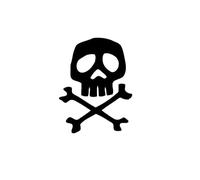 CHSLO Adesivo per auto Capitano Harlock Spazio Pirata Teschio Decalcomania KK Adesivi per auto Accessori Vinile impermeabile e crema solare