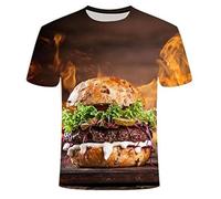 CHSLO Uomo 3D T Shirt Magliette Circuito Estivo Caccia alla Giungla Cinghiale Caccia Unisex con Stampa Digitale 3D T-Shirt Girocollo da Uomo A Maniche Corte Sciolto Fitness Elasticizzato Traspirante