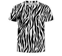 CHSLO Uomo 3D T Shirt Magliette Estate Abbagliante T-Shirt A Righe Unisex con Stampa Digitale A Colori 3D Girocollo da Uomo A Maniche Corte Felpa Elasticizzata Traspirante E Larga Oversize