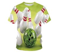 CHSLO Uomo 3D T Shirt Magliette Estate Fotografia Paesaggio All'Aperto Cane da Caccia Motocicletta T-Shirt con Stampa Digitale 3D Unisex T-Shirt da Uomo Girocollo Manica Corta Mezza Manica Elastica