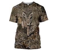CHSLO Uomo 3D T Shirt Magliette Estate Uccello Cinghiale Giungla Animale Unisex Stampa Digitale 3D T-Shirt Girocollo da Uomo A Maniche Corte Sciolto Fitness Elasticizzato Traspirante Top Sportivo Ov