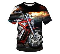 CHSLO Uomo 3D T Shirt Magliette Scenario Estivo Pesca Foresta di bambù Unisex Stampa Digitale 3D T-Shirt Girocollo da Uomo A Maniche Corte Felpa Traspirante Elasticizzata Oversize