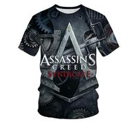 CHSLO Uomo 3D T Shirt Magliette Summer Gear Robot Parti del Motore Unisex Stampa Digitale 3D T-Shirt Girocollo da Uomo A Maniche Corte Sciolto Felpa Elasticizzata Traspirante Oversize