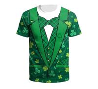 CHSLO Uomo 3D T Shirt Magliette T-Shirt Estiva Finta in Due Pezzi Unisex Stampata in 3D T-Shirt Allentata Casual Girocollo da Uomo T-Shirt Elastica Traspirante A Maniche Corte Fitness Sportiva