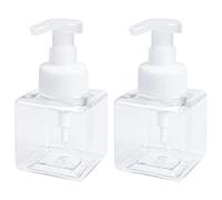 Chstarina 2 pezzi Dispenser di sapone schiumogeno Flacone per pompa schiumogena da 250 ml (8,5 once) Contenitori liquidi per sapone per le mani per sapone per le mani in cucina o in bagno