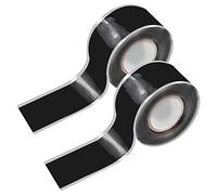 Chstarina 2 Rotoli Nastro in Silicone Nastro Sigillante per Tubi Autoagglomerante Autoadesiva Nastro Silicio Isolante Nastro Impermeabile Adesivo per Riparazione per Tubi Idraulici Cavi 25 × 6m