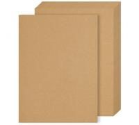 Chstarina 50 Pezzi Carta Kraft Vuota, 260 g/m² di Carta Marrone Spessa, Cartoncino Kraft Marrone Stampabile Kraft Braun Carta per Pacchi Regalo, Realizzare Mini Sacchetti, Schizzo