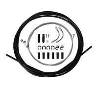 Chstarina Universale 2.5M Kit di Guaina Cavo del Freno Della Bici 1.1M Filo Freno Bicicletta Anteriore e 1.7M Filo Freno Bicicletta Posteriore per MTB Montagna e Bicicletta da Strad