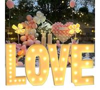 CHSUFBTY Decorazione Gigante al Neon Love, Decorazione for San Valentino con Lettere Luminose a Tema Amore, Adatta for San Valentino, Feste di Proposta di Matrimonio(100cm/40in)