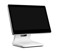 CHSUFBTY Sistema POS For Registratore Di Cassa POS Touch Screen Da 15 Pollici, CPU N2930, 4 GB Di RAM, SSD Da 64 G, Windows 10 For Piccole Imprese, Farmacia (Color : White, Size : 110V)