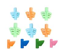CHSYOO 10 pezzi di strumento di correzione della postura della penna con impugnatura a matita in silicone per la correzione della scrittura ergonomica per bambini in età prescolare e adulti