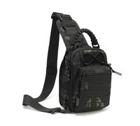 CHTKAGV Borsa da pesca for alpinismo uomo all'aperto(Black CP)