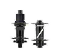 CHTKAGV Mozzo con Cuscinetto sigillato MTB ASSE Passante for Raggi J-Bend(Black 32Hole MS)