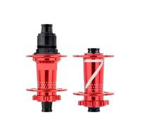 CHTKAGV Mozzo con Cuscinetto sigillato MTB ASSE Passante for Raggi J-Bend(Red 32Hole XD)