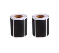 CHTME Aufkleber - Adesivo per tafelfolie, 2 rotoli di Tafeletiketten Klebeetiketten zum Beschriften Tafelfolie, autoadesivo, per auto, per Vorratsdosen