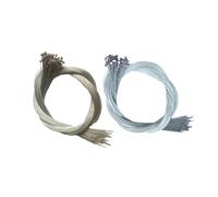 CHTME Cavo del cambio, 40 pezzi, 1,75 m, cavo del freno, cavo del cambio, fune del cambio, corda del cambio, corda del cambio, cavo del freno, cavo del freno, cavo del cambio per mountain bike, bici