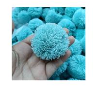 CHTME Pompoms, 50 pompon per il fai da te, mini pompon per bambini, per il fai da te, palline di peluche, per il fai da te, in feltro, per il fai da te