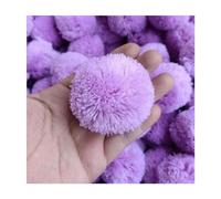 CHTME Pompoms, 50 pompon per il fai da te, mini pompon per bambini, per il fai da te, palline di peluche, per il fai da te, in feltro, per il fai da te