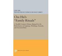 Chu Hsi Chu Hsi's Family Rituals (Copertina rigida)