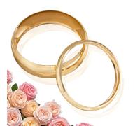 Chu/nky - Set di 2 braccialetti dorati da donna, braccialetti dorati, braccialetti Go/ld da donna, regolabili a strappo/goccia G/vecchio, braccialetti da polso larghi alla moda, idea regalo